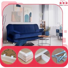 Kanapa sofa Sara Duo rozkładana wersalka spania bonell łóżko Family meble - Miniaturka zdjęcia nr 8