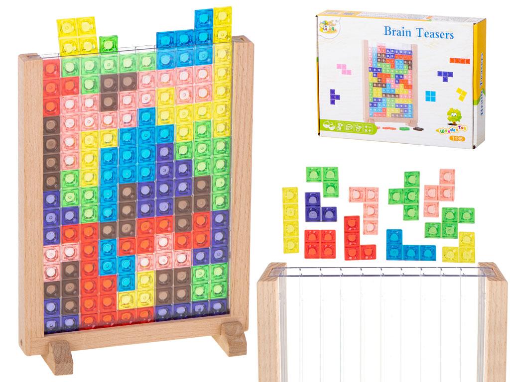 Gra logiczna układanka tetris stojący zabawka dla dziecka