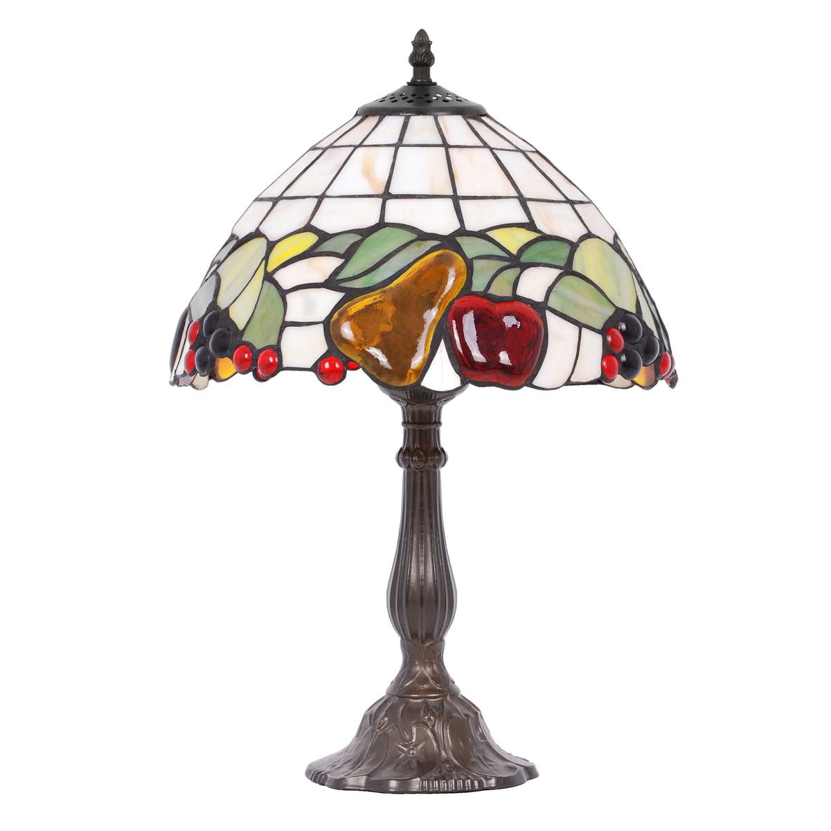 Lampka stołowa / nocna K-G12550 FRUIT 30x48x20 cm do salonu lub pokoju wielokolorowy