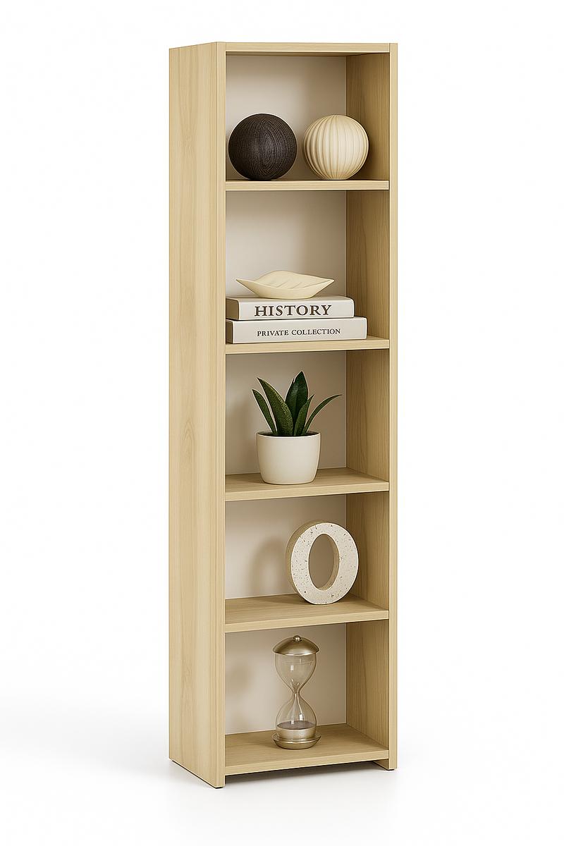 Regał MARTUSIA 40x182x30 cm do biura na książki dąb sonoma