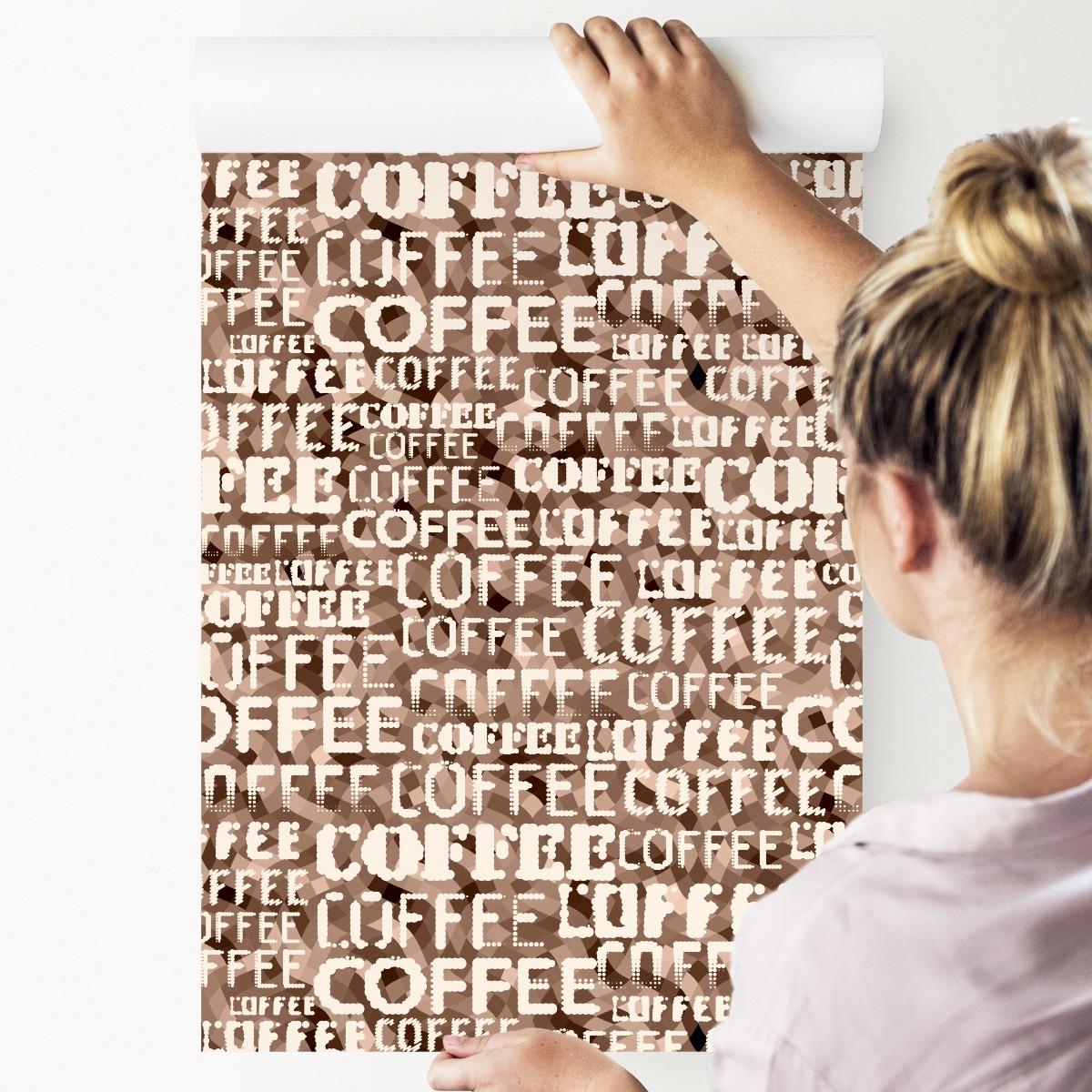 Tapeta napisy typografia kawa do kuchni i jadalni  nr. 4