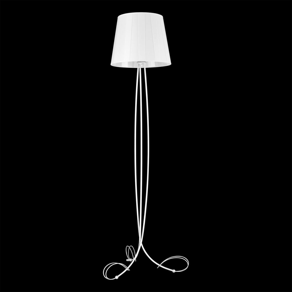 Lampa podłogowa K-4074 IRMA 39x160x39 cm do salonu lub pokoju biały/srebrny nr. 2