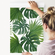 Tapeta Do Jadalni MONSTERA Palma Liście Tropikalne 53x1000  - Miniaturka zdjęcia nr 6