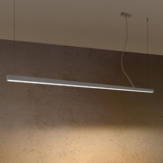 Lampa wisząca PINNE 200 szara 3000K 150x6x200cm nowoczesna LED do salonu - Miniaturka zdjęcia nr 3