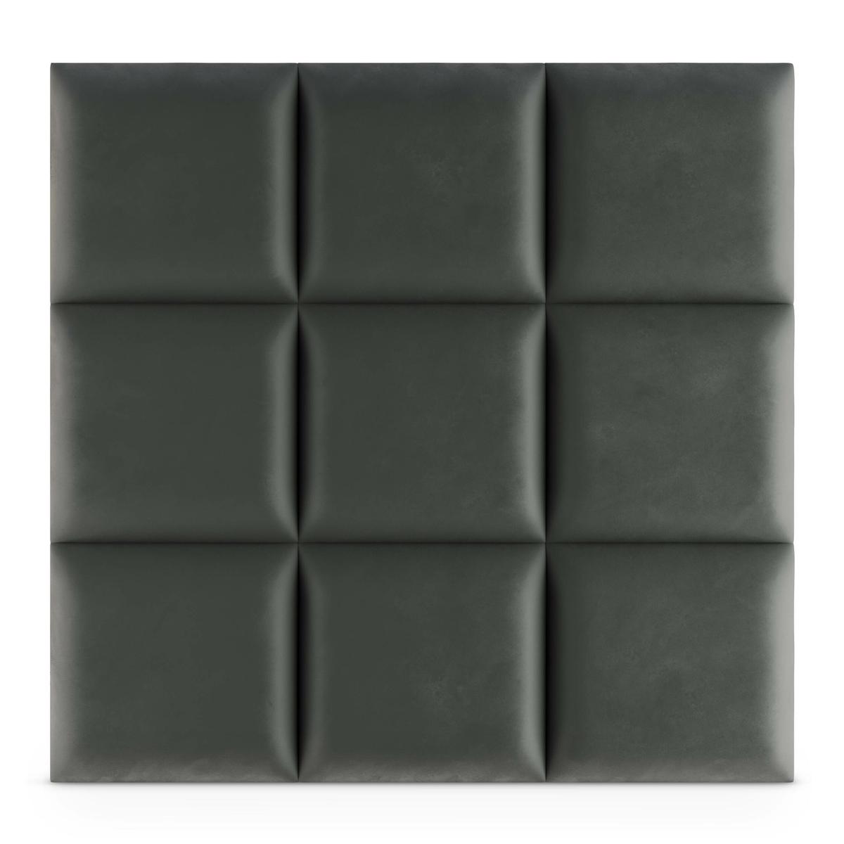  Panele tapicerowane 50x50 cm na ścianę magic velvet grafitowy nr. 4