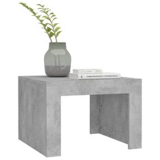 Stolik kawowy 50x50x35 cm szary beton elegancki do salonu - Miniaturka zdjęcia nr 1