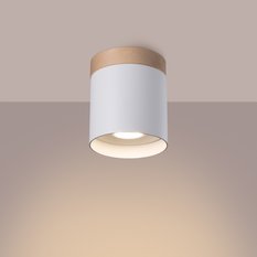 Plafon RIF biały 14x12x12cm owoczesna lampa GU10 do salonu  - Miniaturka zdjęcia nr 3