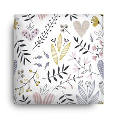 Panele tapicerowane 30x30 cm pastelowe rośliny z nadrukiem dla dzieci na ścianę - Miniaturka zdjęcia nr 4