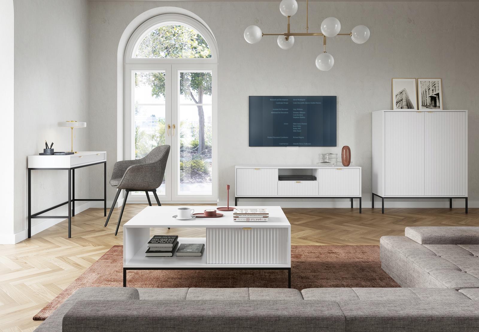 Toaletka T104 system NOVA biały, stelaż złoty i czarny nr. 8