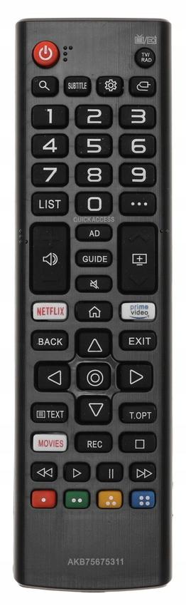 PILOT Do TV Telewizora LG UNIWERSALNY NETFLIX PRIME VIDEO SMART AKB75675311