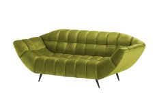 Sofa GAPPA 200x94x82 cm nowoczesna kanapa pikowana wersal zielona pistacja do salonu - Miniaturka zdjęcia nr 2