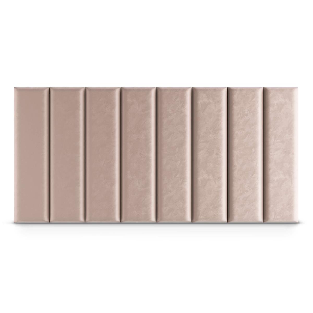 Panele tapicerowane 70x15 na ścianę magic velvet pudrowy róż nr. 2