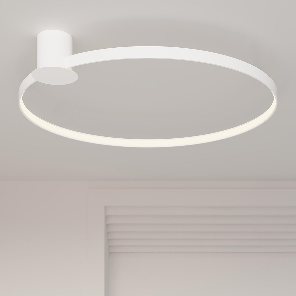 Plafon RIO 55 biały 3000K 13x61x55cm lampa LED do salonu nr. 12