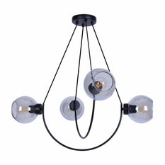 Lampa wisząca K-2628 SIRIUS 75x75x75 cm do salonu lub pokoju czarny/grafitowy - Miniaturka zdjęcia nr 1