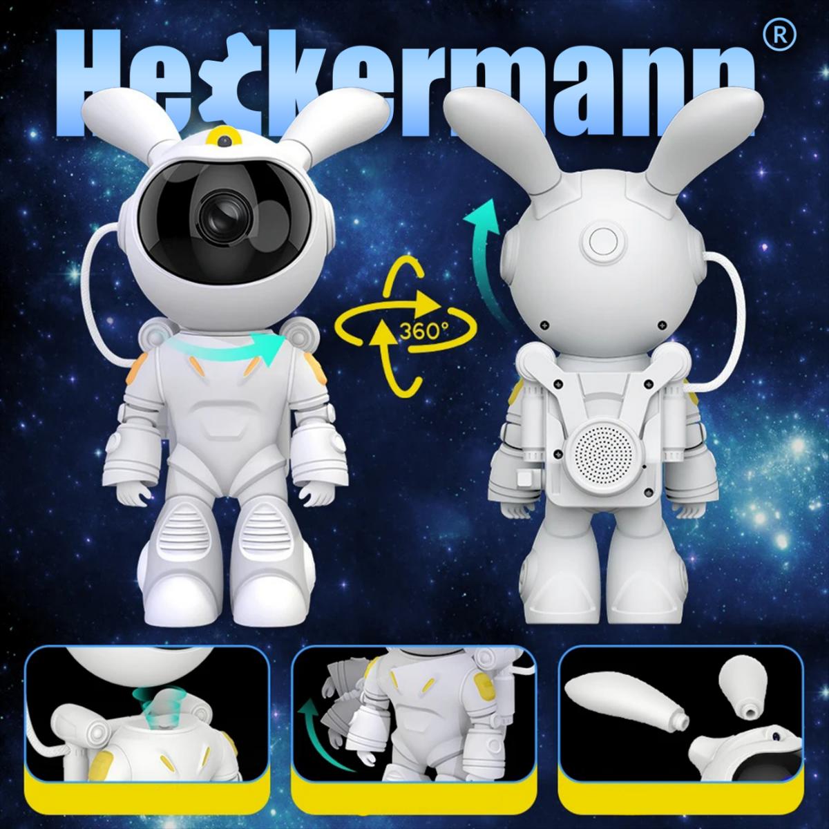 Projektor gwiazd LED astronauta Heckermann TYD-YHY-002 nr. 6