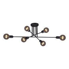 Lampa sufitowa K-4383 SITYA BLACK 86x26x46 cm do salonu lub pokoju czarny - Miniaturka zdjęcia nr 1