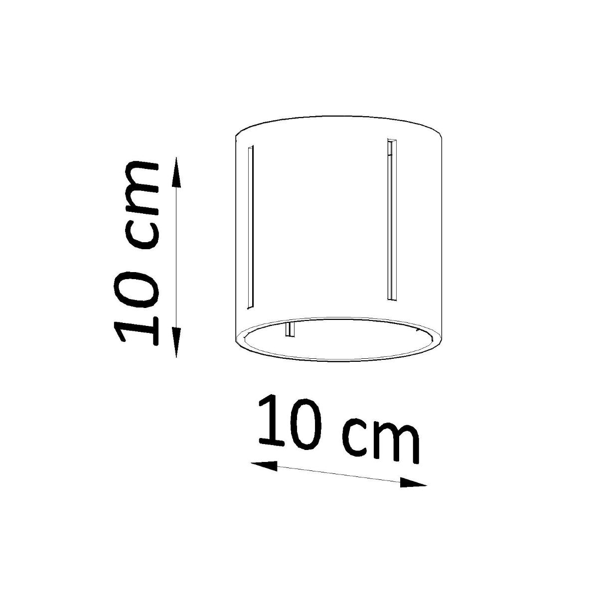 Plafon INEZ czarny 10x10x10cm nowoczesna lampa G9 do salonu nr. 5