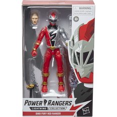 Figurka POWER RANGERS czerwony ranger dino fury hasbro dla dziecka - Miniaturka zdjęcia nr 2