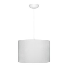 Lampa wisząca Classic 35x35x23 cm do pokoju dziecka szary drewno białe