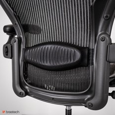 Fotel biurowy Herman Miller Aeron Classic 66 cm do biura pokoju sypialni czarny  - Miniaturka zdjęcia nr 16