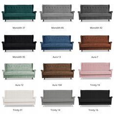 Wersalka sofa uszak kanapa rozkładana Ari pistacja - Miniaturka zdjęcia nr 11