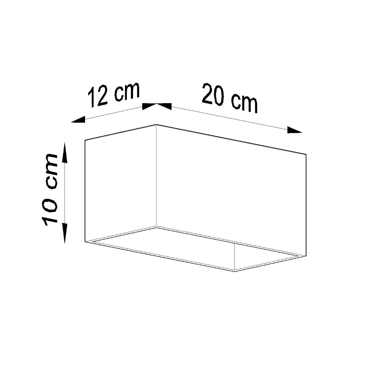 Kinkiet QUAD MAXI szary 10x12x20cm nowoczesny G9 do salonu nr. 5