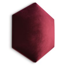Panele tapicerowane 35x40 hexagon magic velvet bordowy - Miniaturka zdjęcia nr 1