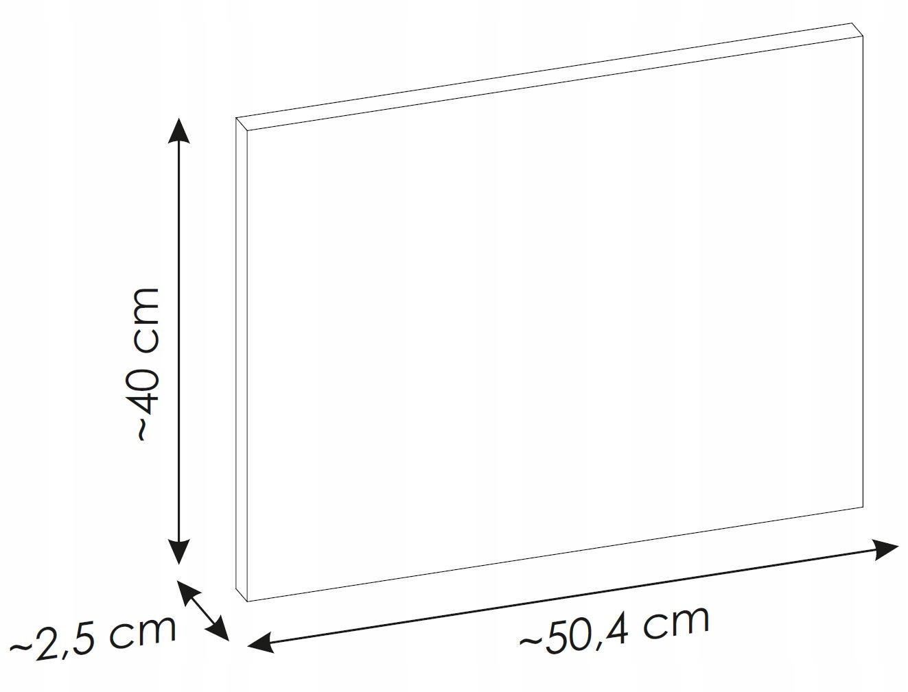 Szafka Łazienkowa Z Umywalką 50 cm BLAT Biały DRZWI Ryflowana NOVA KASZMIR nr. 3