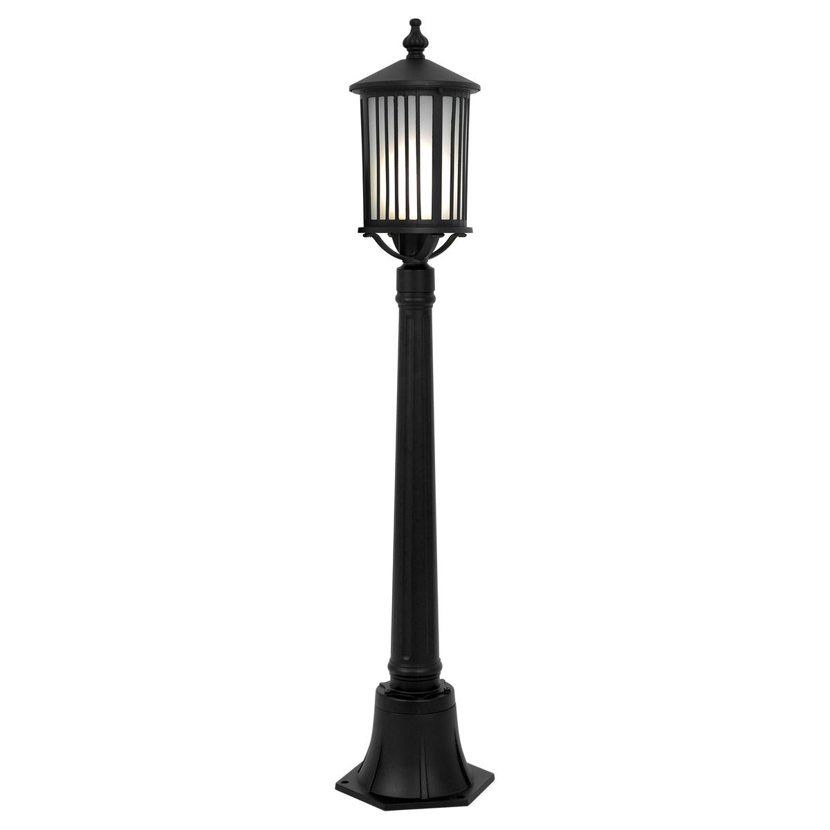 Lampa ogrodowa stojąca K-8134 BOSTON 26x115x26 cm do ogrodu czarny nr. 1