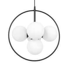 Lampa wisząca K-3838 GEO 45x100x38 cm do salonu lub pokoju czarny/biały - Miniaturka zdjęcia nr 2