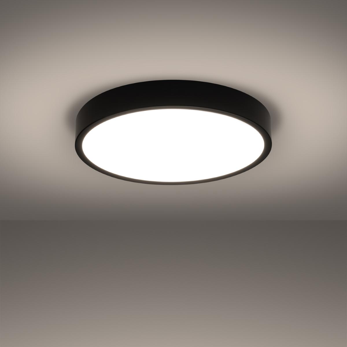 Plafon ONYX 50 czarny LED 3000K 6x50x50cm nowoczesna lampa do salonu nr. 3