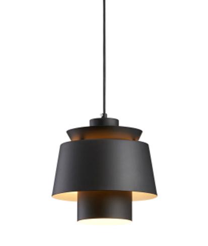 Herning Black - nowoczesna lampa wisząca czarna