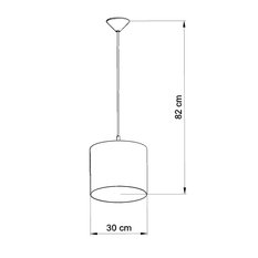 Lampa wisząca OWLS 30 82x30x30cm nowoczesna E27 do salonu - Miniaturka zdjęcia nr 4