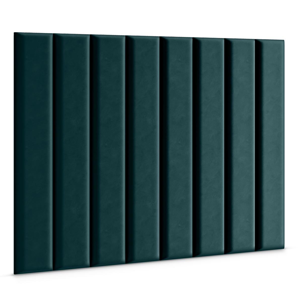 Panele tapicerowane 100x20 na ścianę wezgłowie turkusowy nr. 3