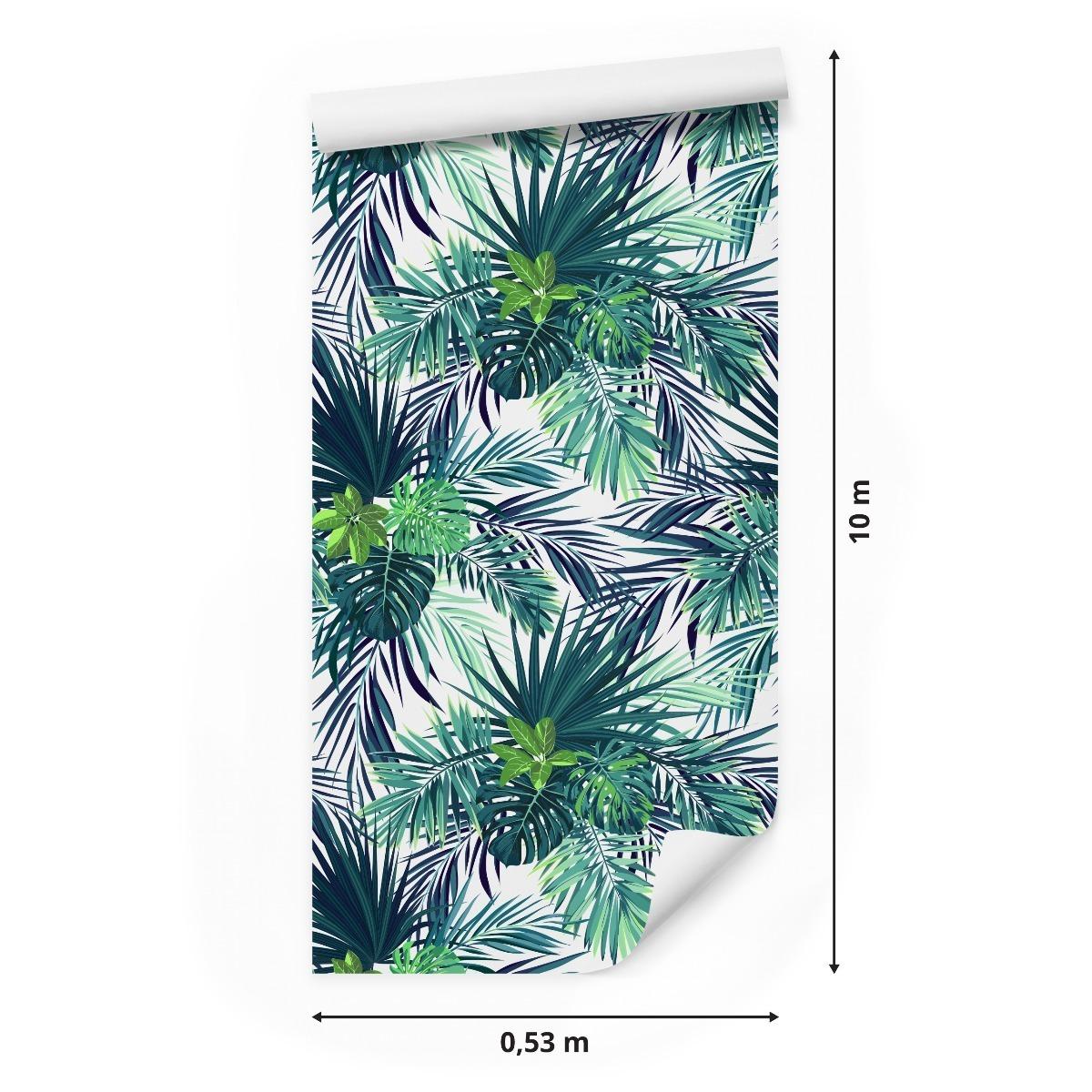 Tapeta liście egzotyczne MONSTERA zieleń przyroda  nr. 2