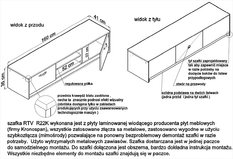 Szafka RTV REMUS K028 36x160x41 cm biała do salonu  - Miniaturka zdjęcia nr 4