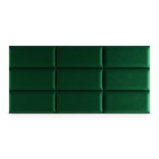 Panele tapicerowane 60x30 na ścianę magic velvet butelkowa zieleń - Miniaturka zdjęcia nr 4