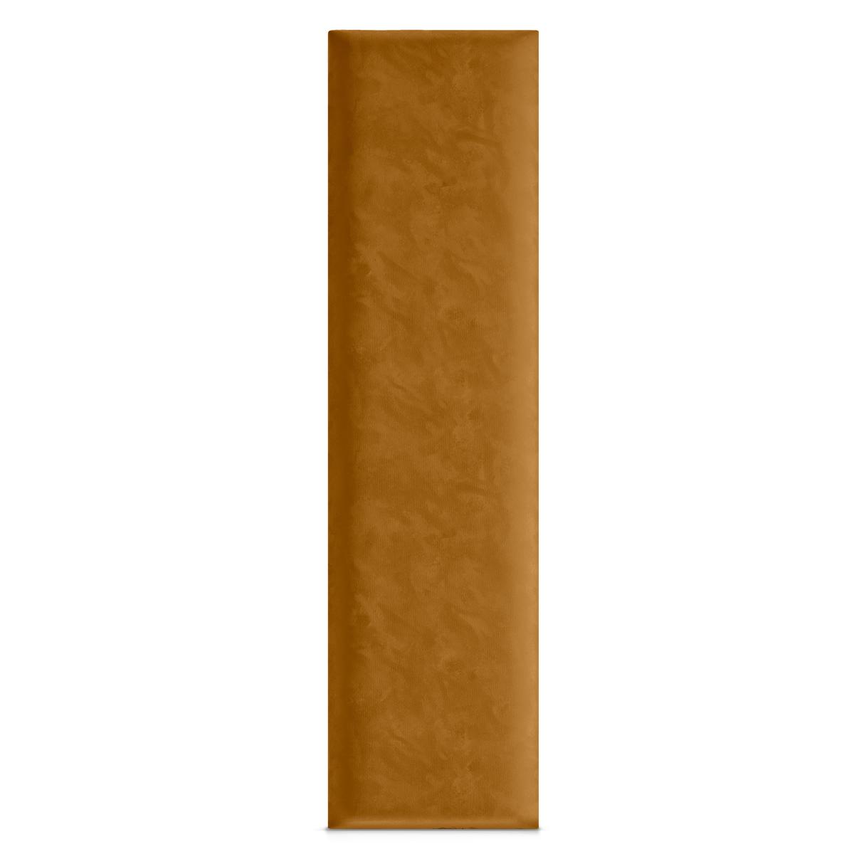 Panele tapicerowane 80x20 cm na ścianę prostokąt żółty nr. 2