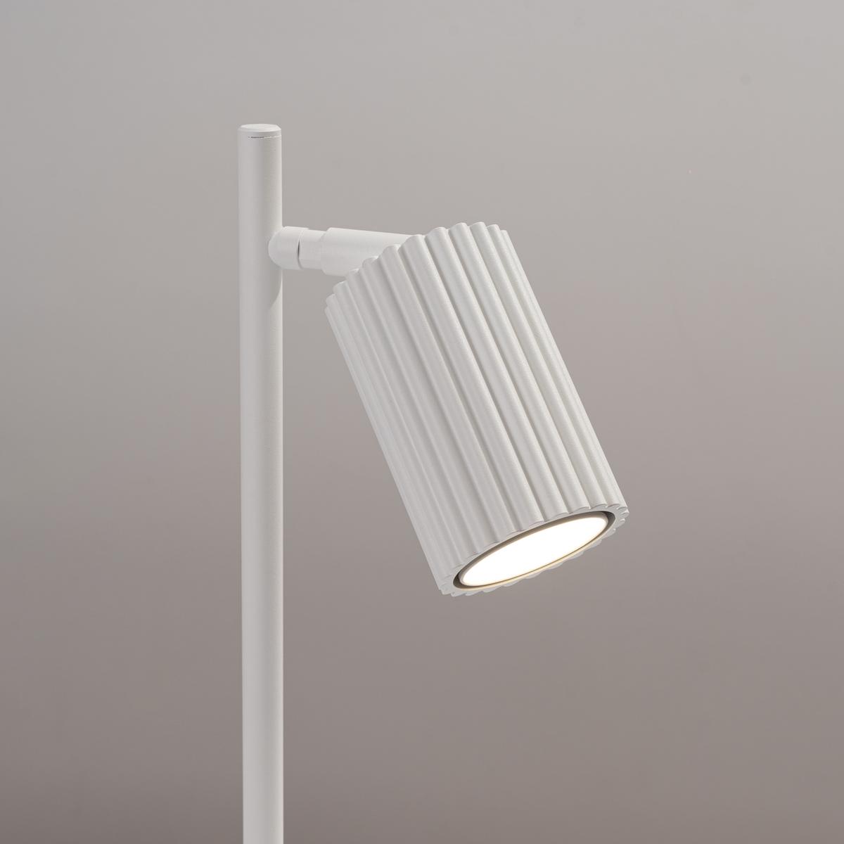 Lampa biurkowa Karbon 43x19.5x14.5cm do sypialni salonu biała nr. 5