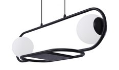 Lampa wisząca K-4961 FINESTRA 93x80x26 cm z kwietnikiem do salonu lub pokoju czarny/biały matowy - Miniaturka zdjęcia nr 7