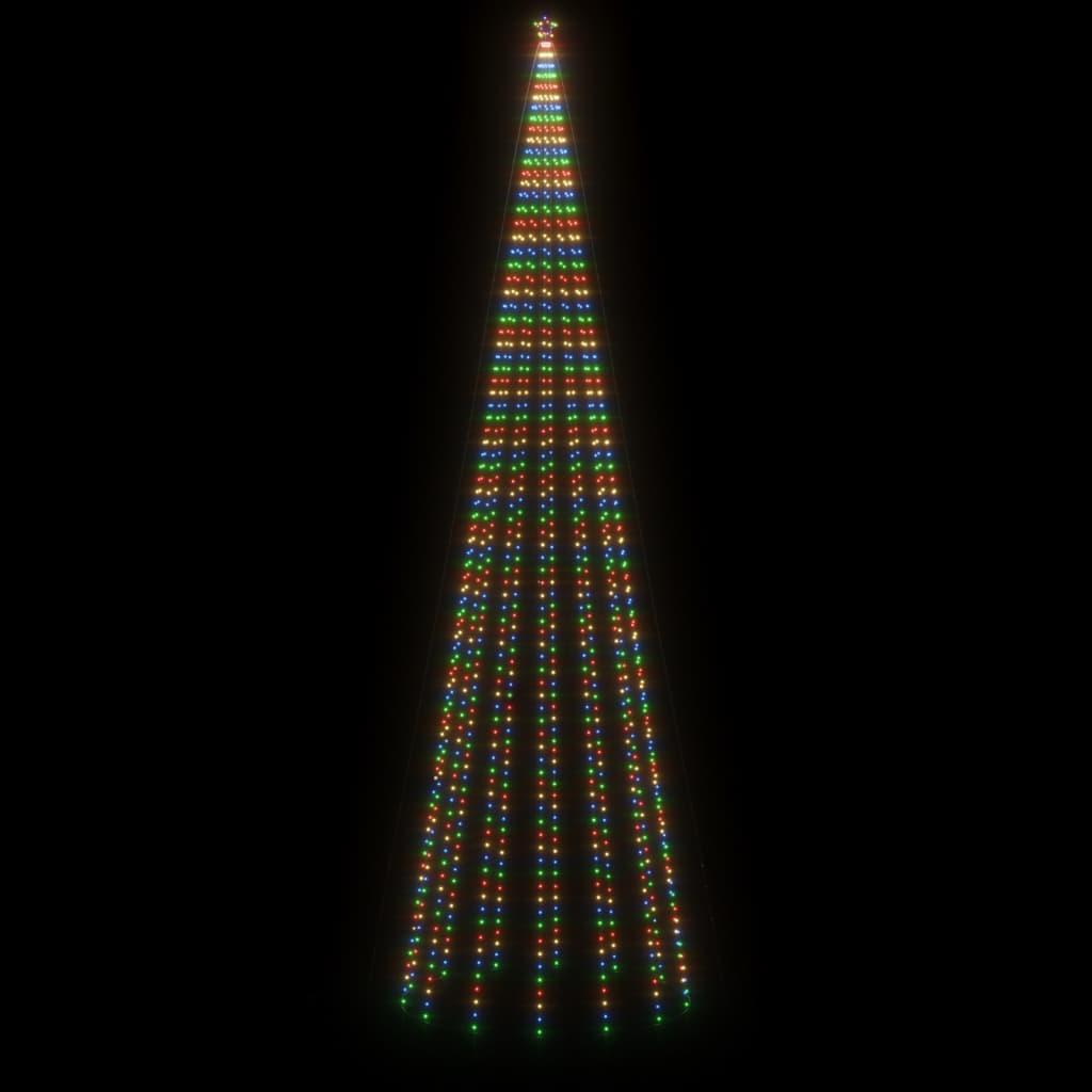 Choinka 800 cm z kołkiem gruntowym 1134 kolorowe LED do ogrodu nr. 4