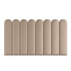 Panele tapicerowane 20x60 cm na ścianę płotek beżowy - Miniaturka zdjęcia nr 4