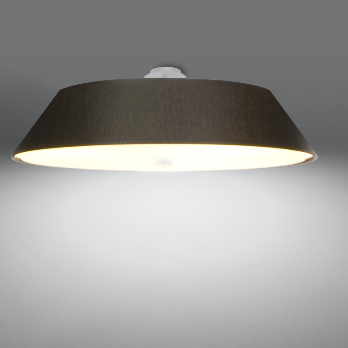 Plafon VEGA 70 czarny 25x70x70cm E27 nowoczesna lampa do salonu nr. 3