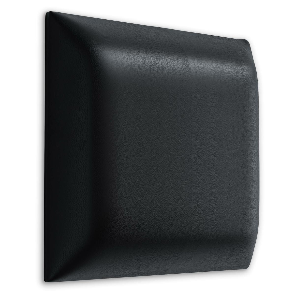 Panele tapicerowane 40x40 na ścianę eko skóra kwadrat czarny