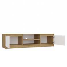 Szafka RTV Malwa 36x140x40 cm do salonu dąb artisan biel - Miniaturka zdjęcia nr 6