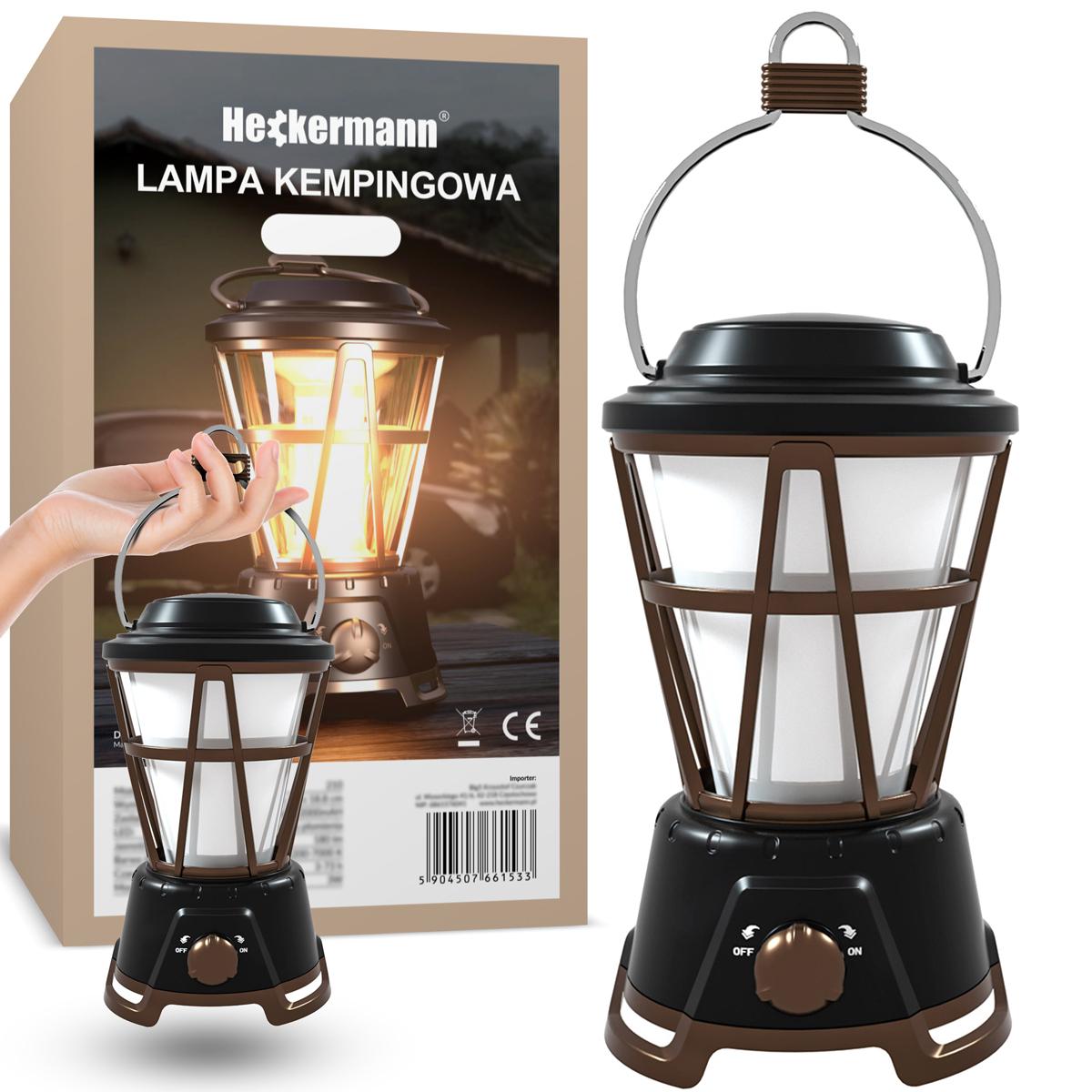 Lampa kempingowa LED Heckerman HC-210 do ogrodu