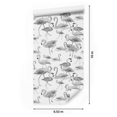 Tapeta ścienna do salonu, flamingi, ptaki, natura  - Miniaturka zdjęcia nr 2