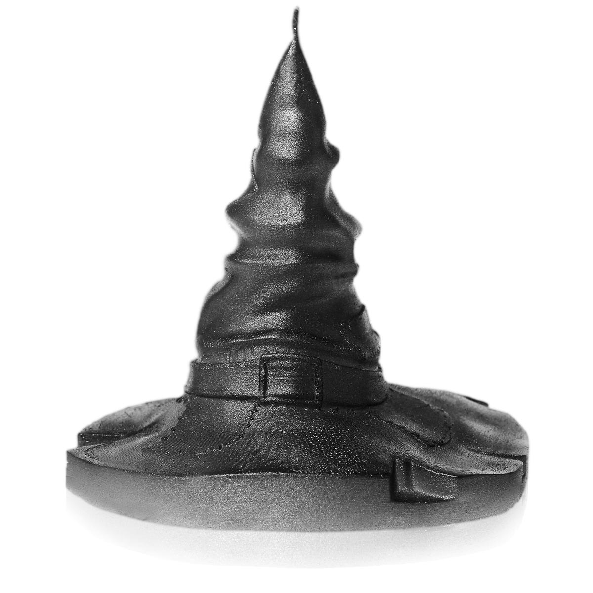 Świeca Halloween with Hat Black Metallic