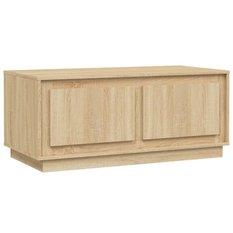 Szafka RTV 102x50x44cm materiał drewnopochodny dąb sonoma do salonu - Miniaturka zdjęcia nr 4