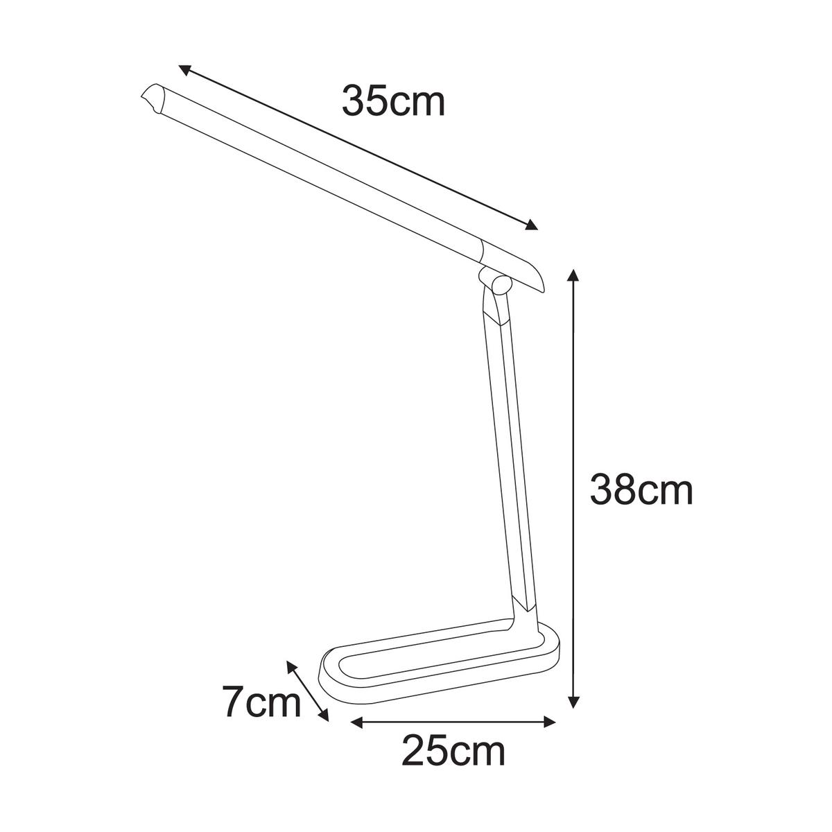 Lampka biurkowa K-MT-206 NIKO 7x35x35 cm do salonu lub pokoju różowy nr. 9